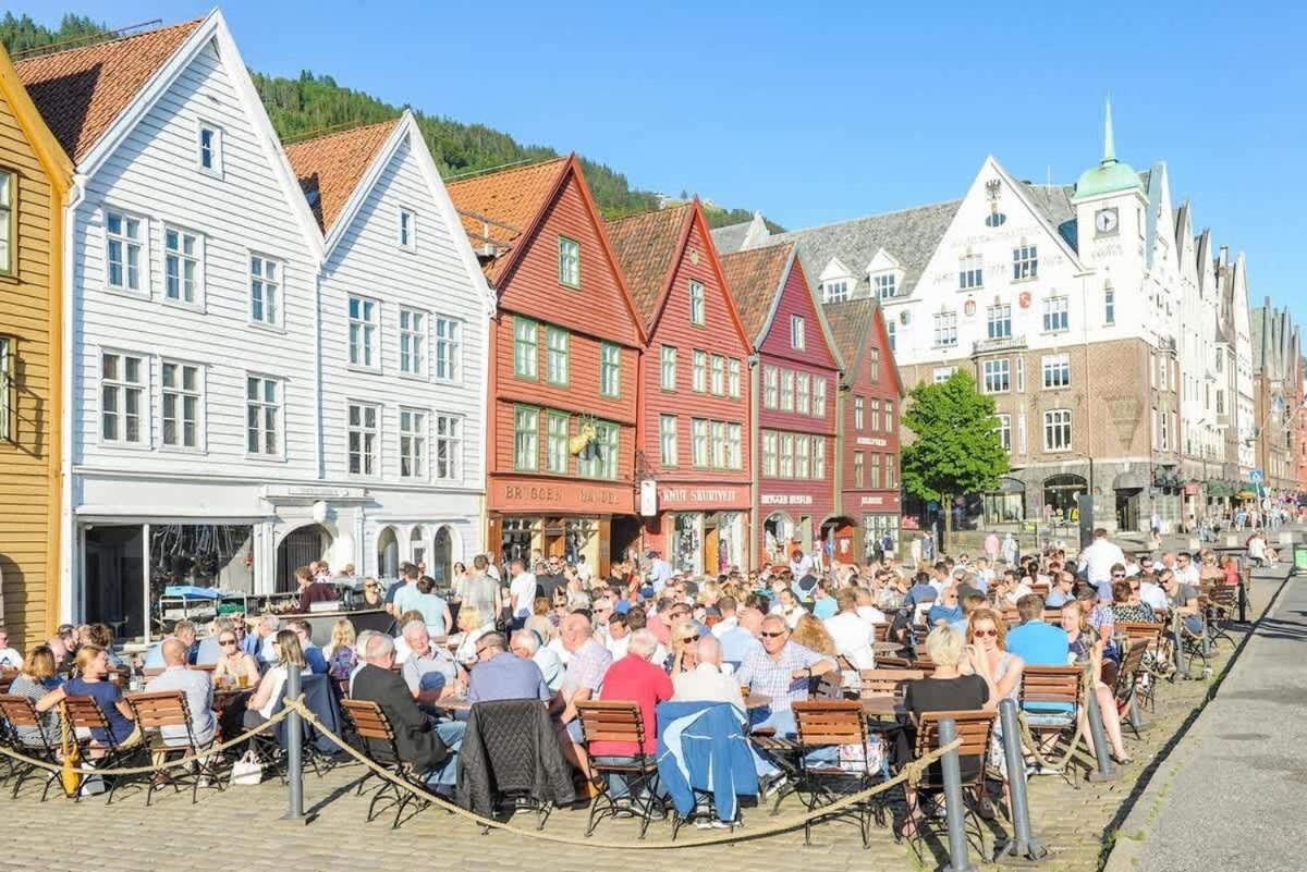 Dinbnb Apartments Bryggen Bergen Luaran gambar